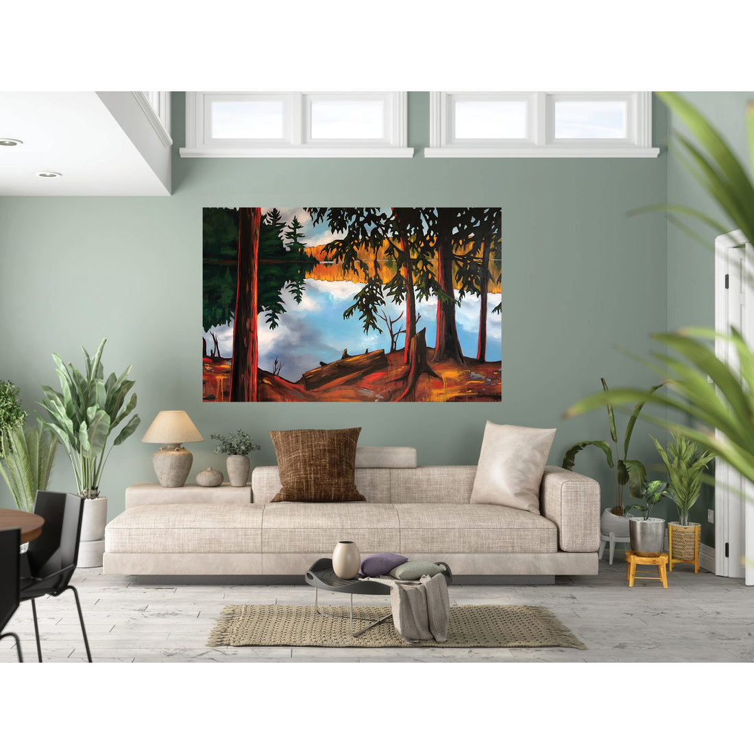 Marta Stares "Killarney Lake" landscape painting Canadian Artist