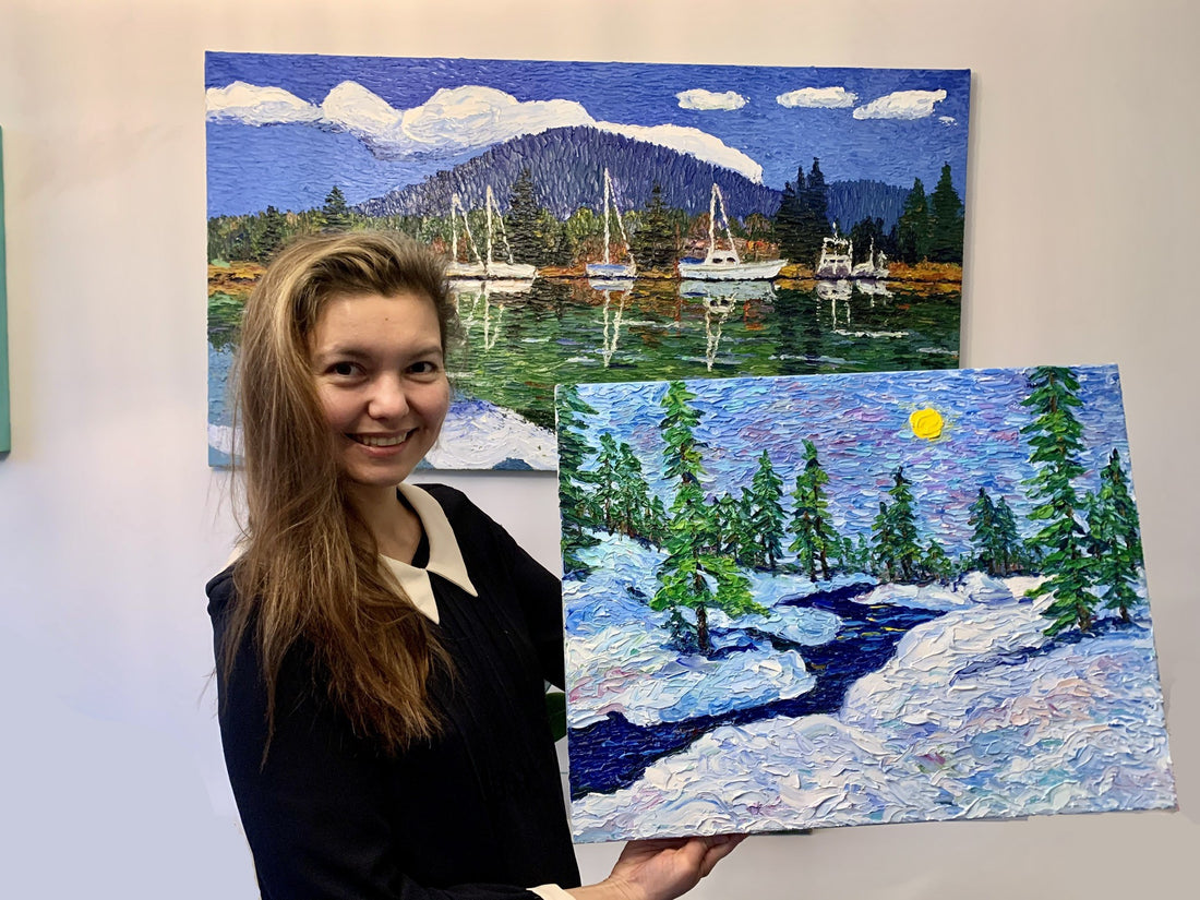 Anastasia Fedorova "Making Wishes In the Snow"