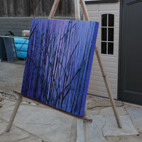 Robbie Kaye "Night Owl" abstract painting American Artist