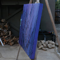 Robbie Kaye "Night Owl" abstract painting American Artist