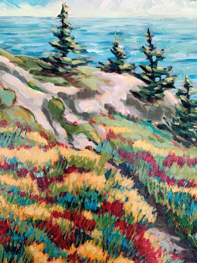 Over the Rise, 24" x 18”