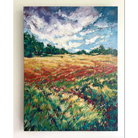 Joanne MacLennan "Hillside Splendour" landscape painting Canadian Artist