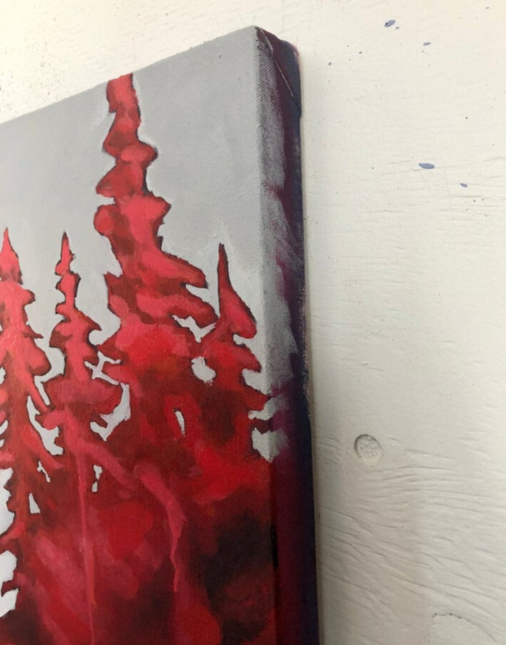 Marta Stares "Pukaskwa Boardwalk" landscape painting Canadian Art