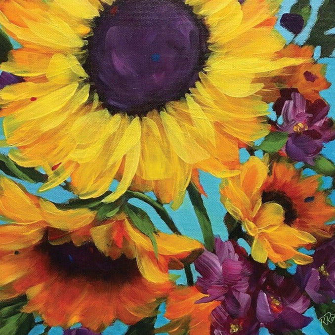 Reach the Sun, 12” x 12”