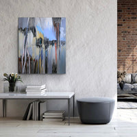 Loretta Kaltenhauser "Back in Black," abstract painting toronto artist