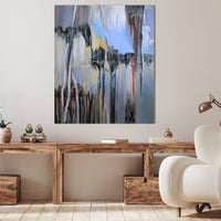 Loretta Kaltenhauser "Back in Black," abstract painting toronto artist