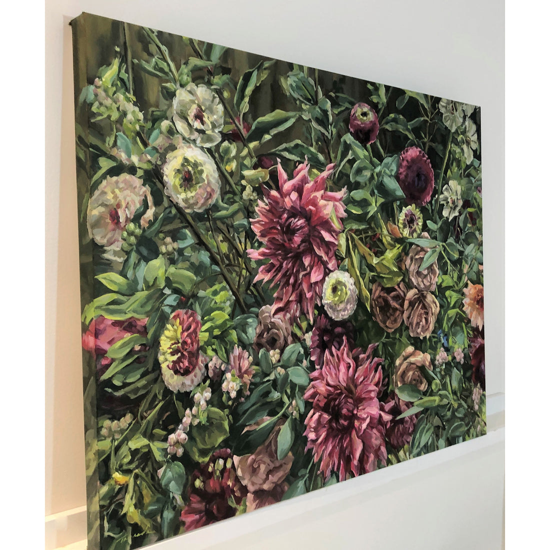 Tamanda Elia "Wonderland" floral painting