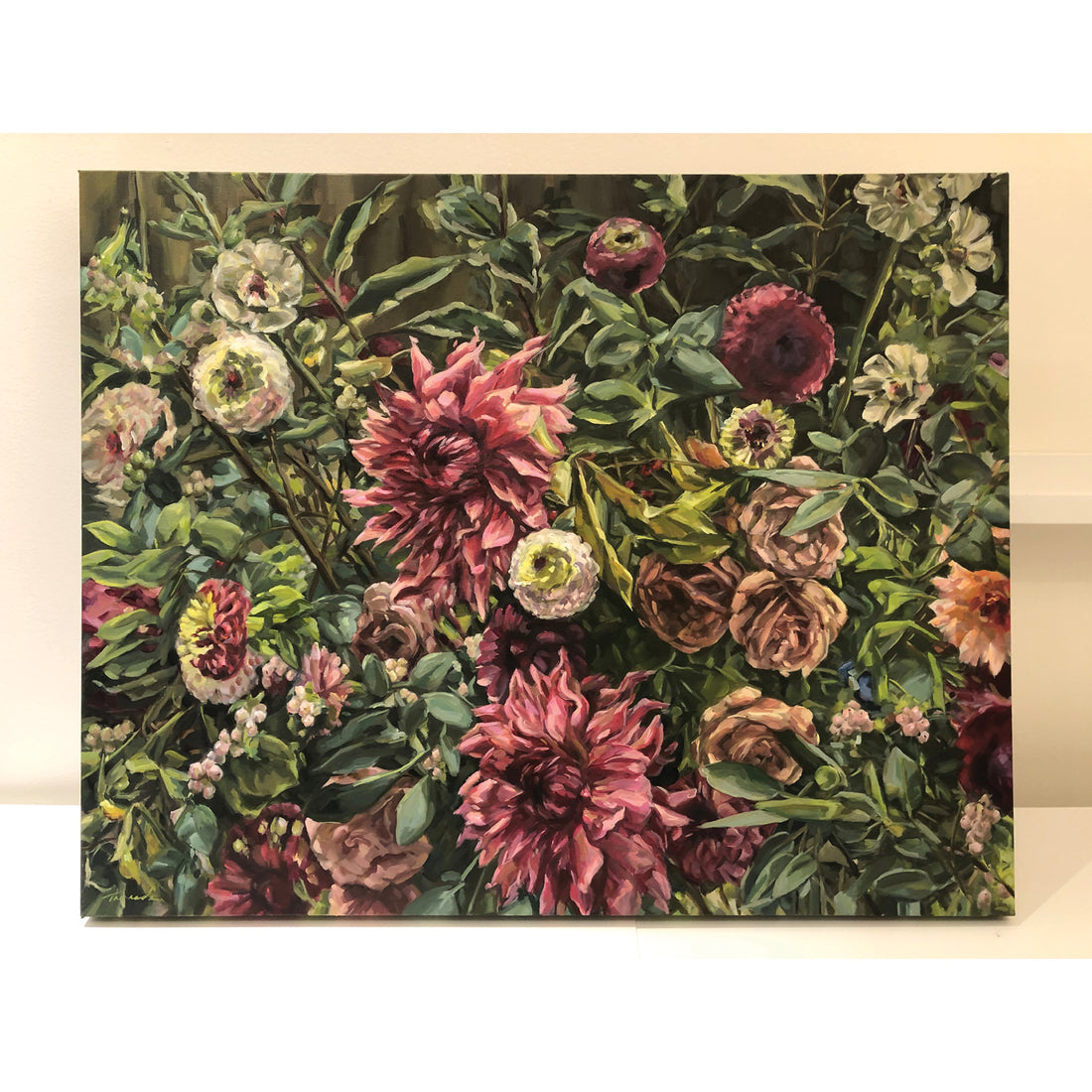 Tamanda Elia "Wonderland" floral painting