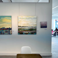 Tequila Sunrise, 36” x 36” - Kefi Art Gallery