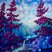 Teddy Bear Land, 48" x 48" - Kefi Art Gallery