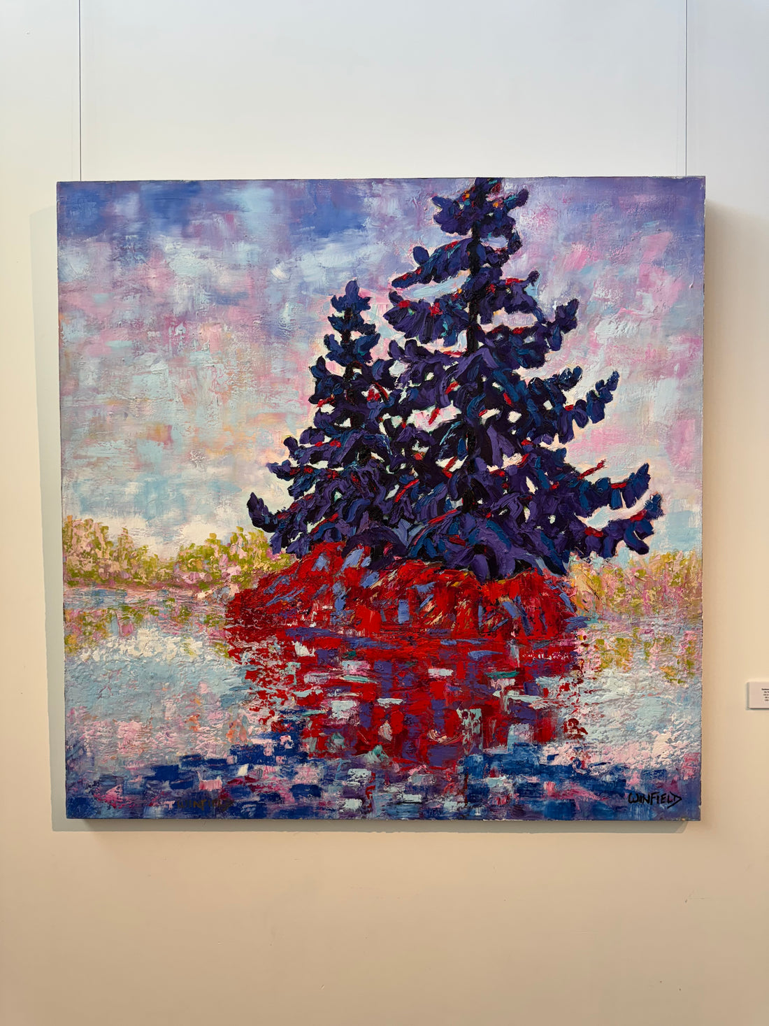 My Tree Fort, 48" x 48" - Kefi Art Gallery