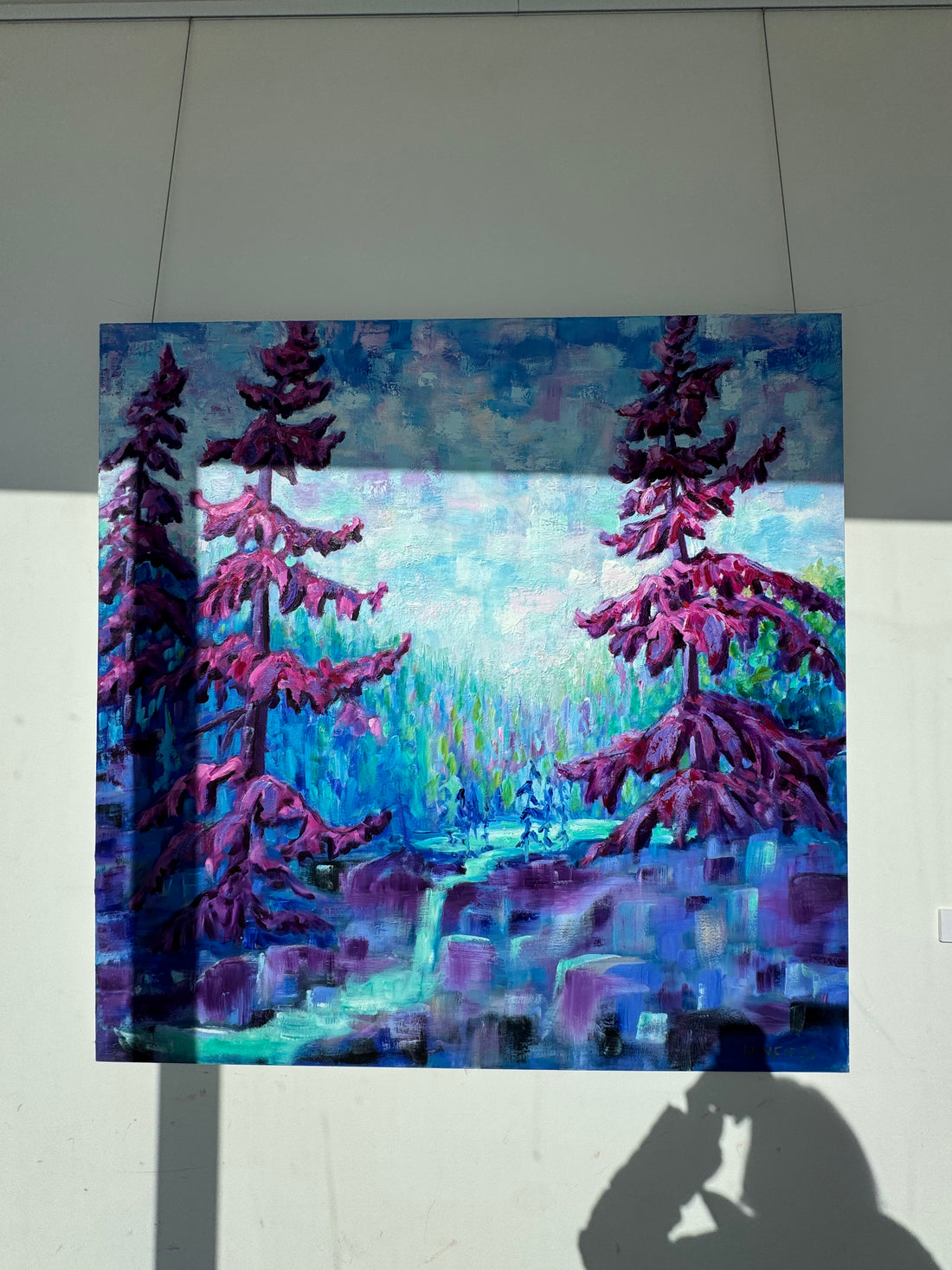Teddy Bear Land, 48" x 48" - Kefi Art Gallery