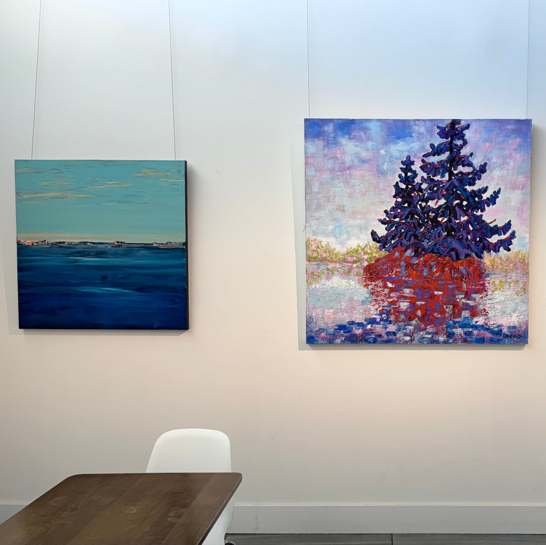 My Tree Fort, 48" x 48" - Kefi Art Gallery