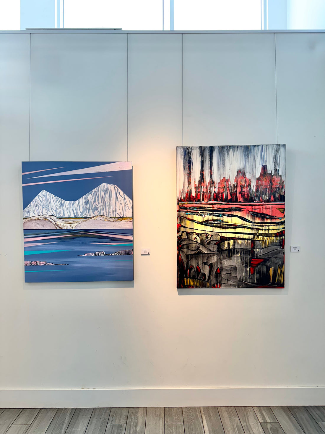 Cold as Ice, 40" x 36" - Kefi Art Gallery