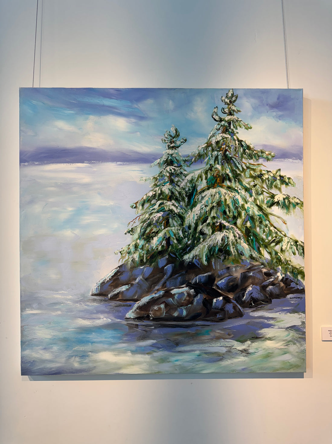 Just Chillin’, 42" x 42" - Kefi Art Gallery