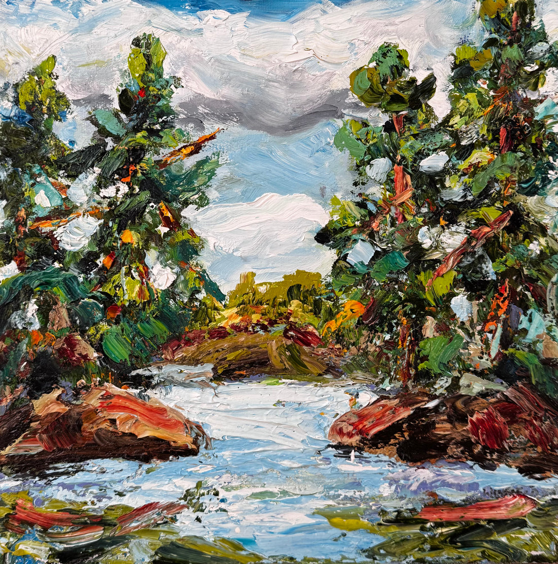 That's the Way, 12” x 12” - Kefi Art Gallery