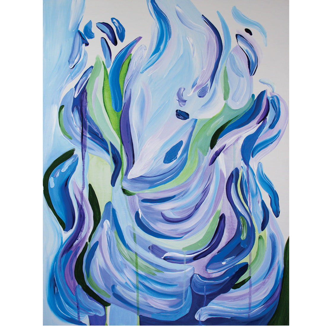 Amanda Wand "Falling Into Place" abstract intuitive painting Canadian Toronto-based Artist