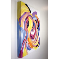 Amanda Wand "I am Listening" abstract intuitive painting Canadian Toronto-based Artist