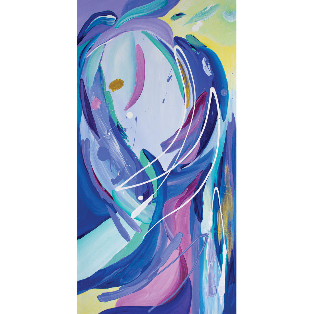 Amanda Wand "Looking Forward" abstract intuitive painting Canadian Toronto-based artist