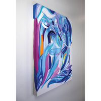 Amanda Wand "The Journer to Harmony" abstract intuitive painting Canadian Toronto-based Artist