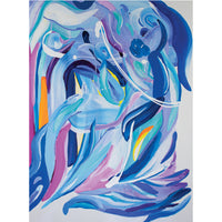 Amanda Wand "The Journer to Harmony" abstract intuitive painting Canadian Toronto-based Artist