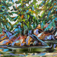 Just Growing, 42" x 42" - Kefi Art Gallery