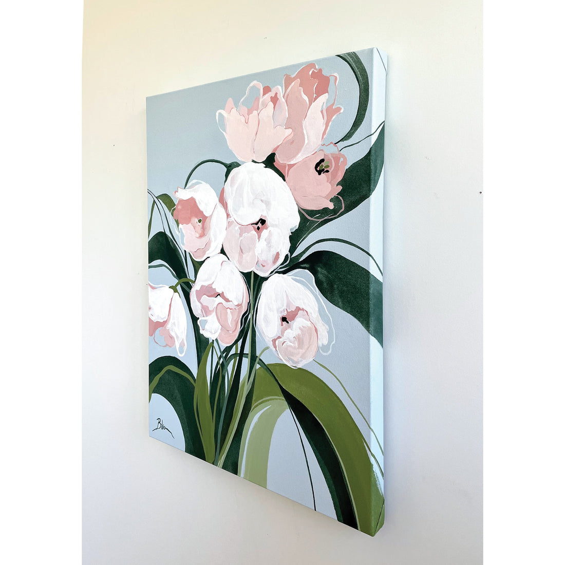 Bibiana Hooper "Solari 10" abstract floral painting Canadian artist