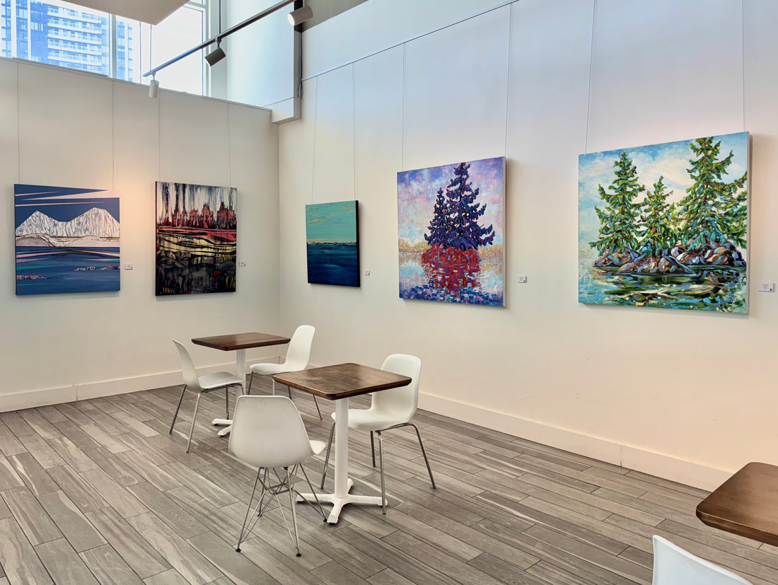 Cold as Ice, 40" x 36" - Kefi Art Gallery