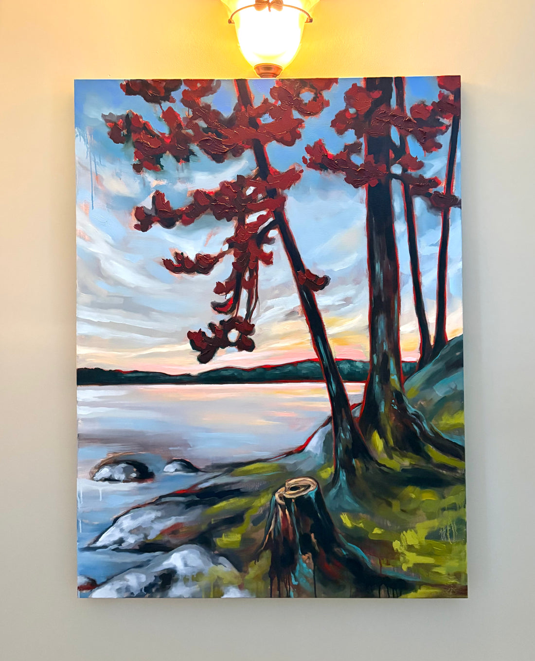 This Day is Losing Light, 48" x 36"