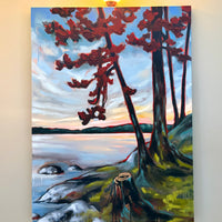 This Day is Losing Light, 48" x 36"