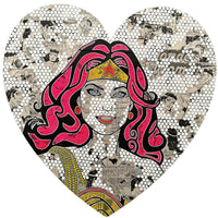 Gail Blima "Loving Her" pop art Canadian Artist