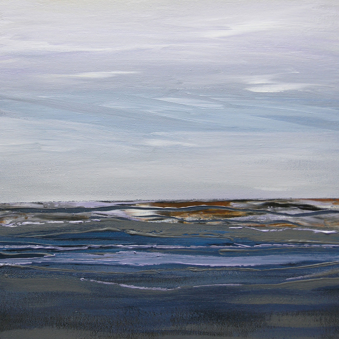 Loretta Kaltenhauser "Heaven Can Wait" abstract landscape painting Canadian artist