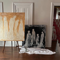 Veil of Shadows, 48" x 48"