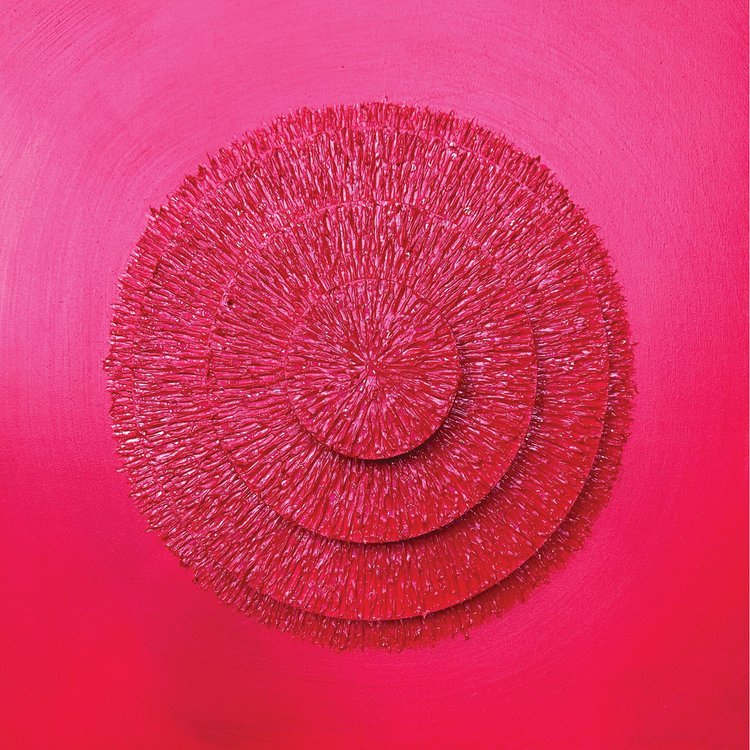 Starburst - Pink, 20" x 20" x 5"