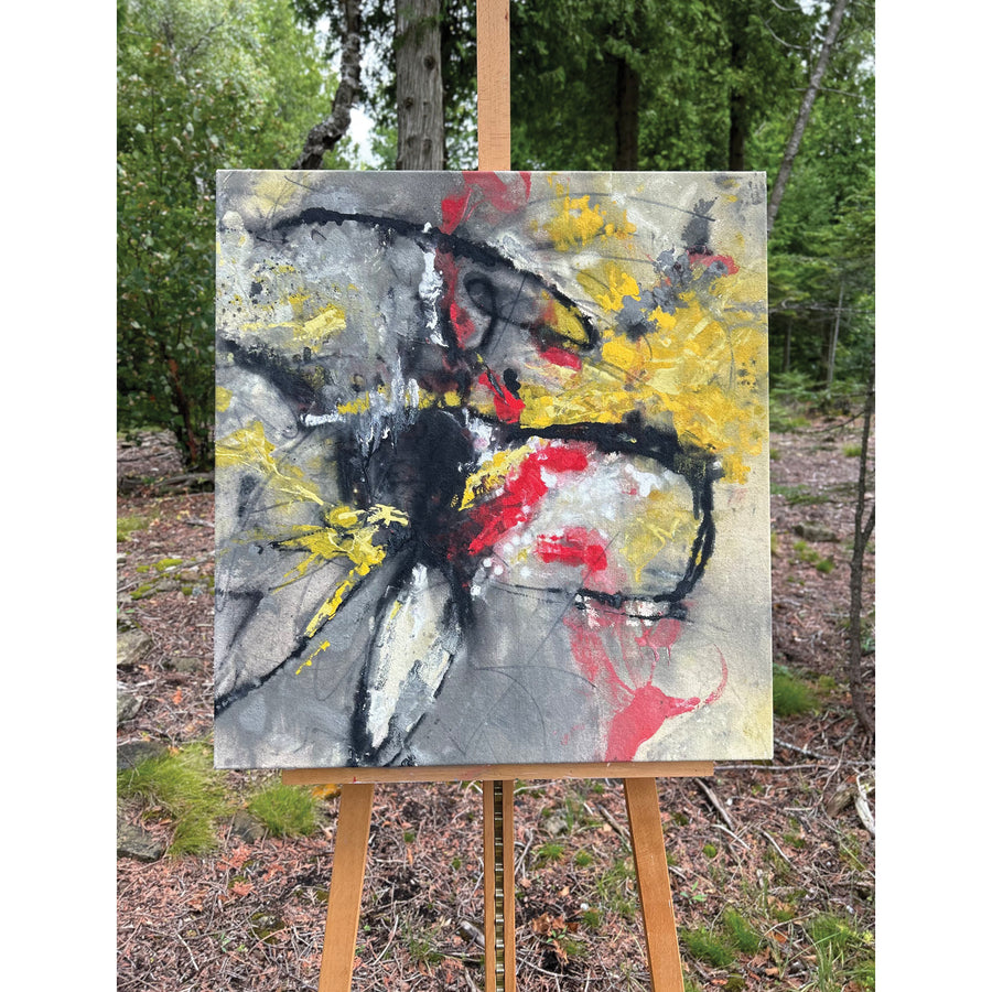 Joan Callister "Judy Jetson" abstract painting Canadian artist