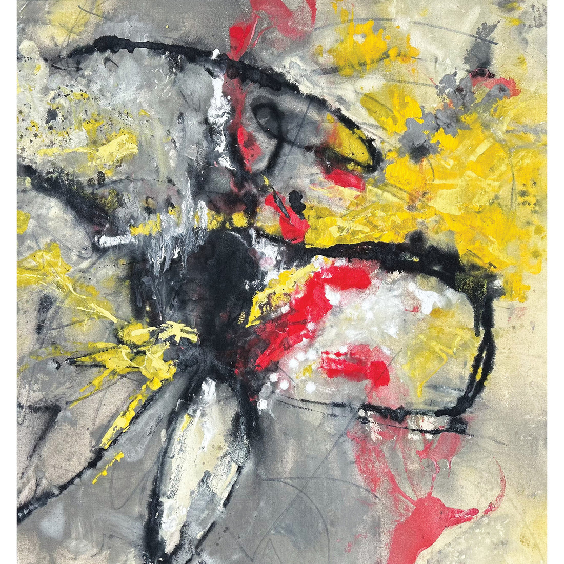 Joan Callister "Judy Jetson" abstract painting Canadian artist
