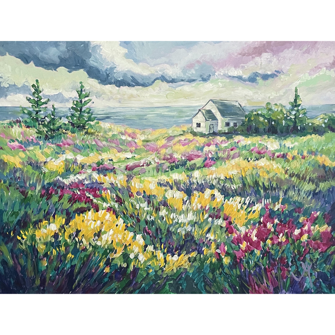 Joanne MacLennan "A Burning Within" landscape painting Canadian Artist