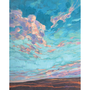Joanne MacLennan "Momentary Fixation" landscape painting Canadian NovaScotia-based artist