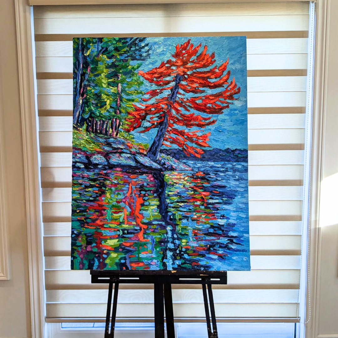 Shoreline Pine Tree, 40" x 30"