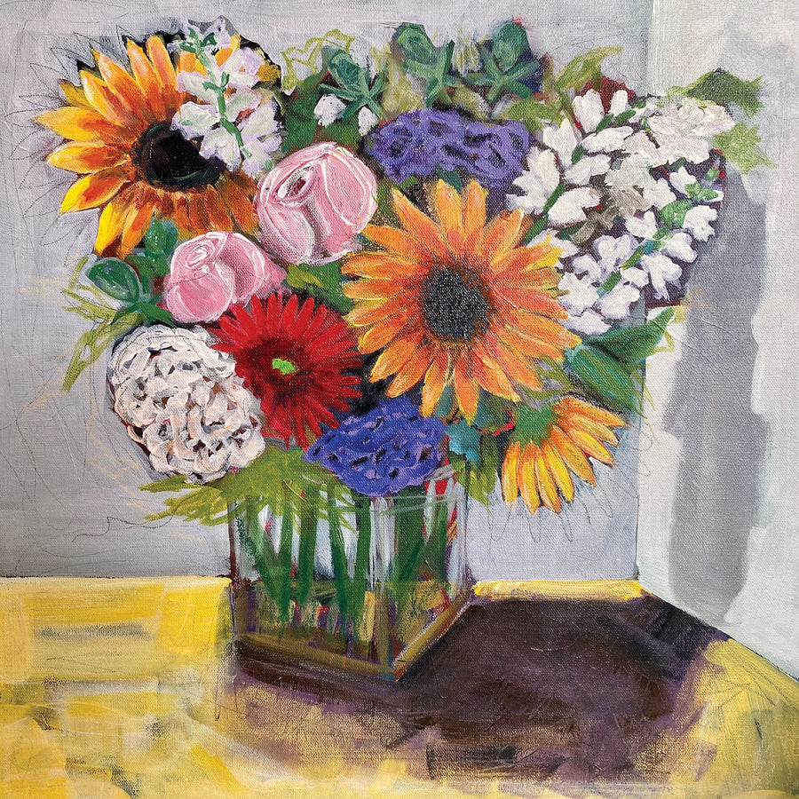 Colours of the Sun, 20" x 20"