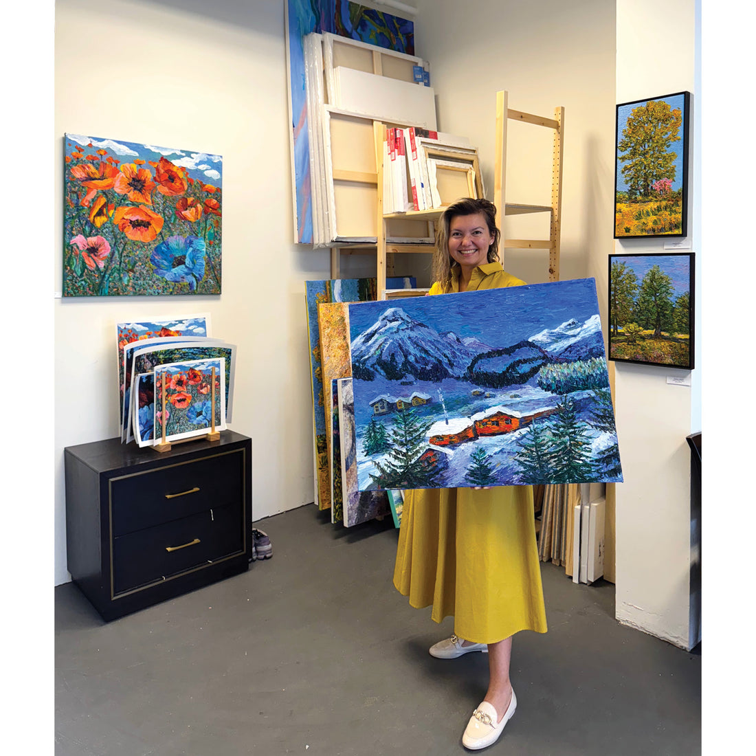 Blue One, 32" x 30"