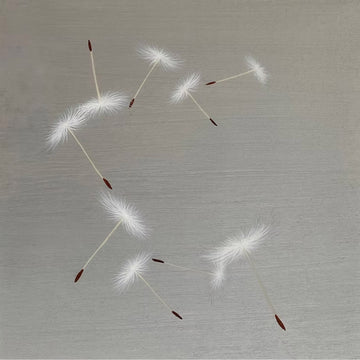Silver Wishes, 12" x 12"