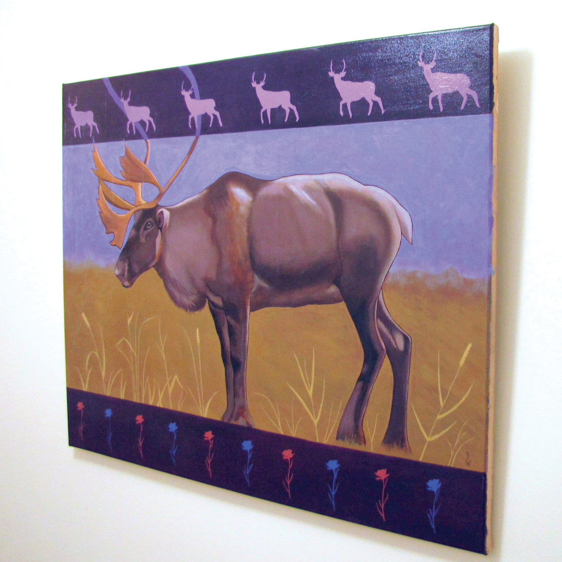 Caribou, 24" x 30"
