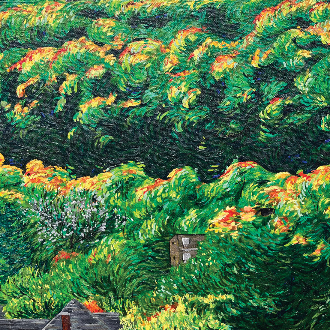 Hamilton Mountain in Fall, 20" x 30"