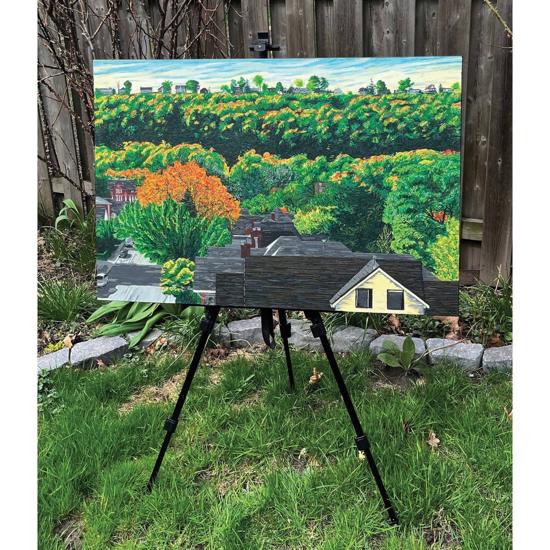 Hamilton Mountain in Fall, 20" x 30"