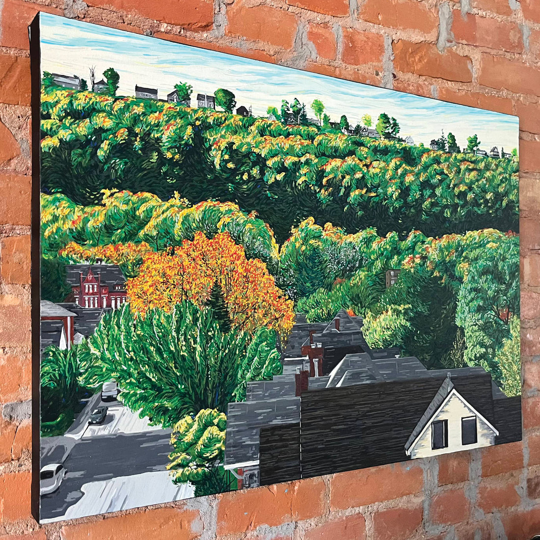 Hamilton Mountain in Fall, 20" x 30"