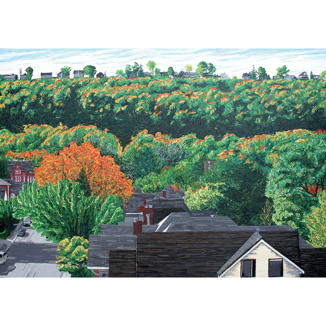 Hamilton Mountain in Fall, 20" x 30"
