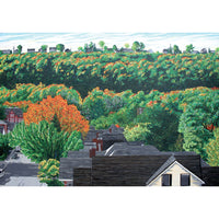 Hamilton Mountain in Fall, 20" x 30"
