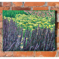 Purple Foral, 16" x 20"