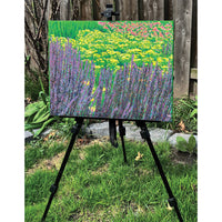 Purple Foral, 16" x 20"